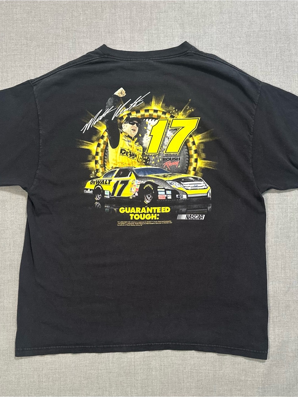 Vintage Matt Kenseth #17 DeWalt NASCAR Racing Graphic Tee XL